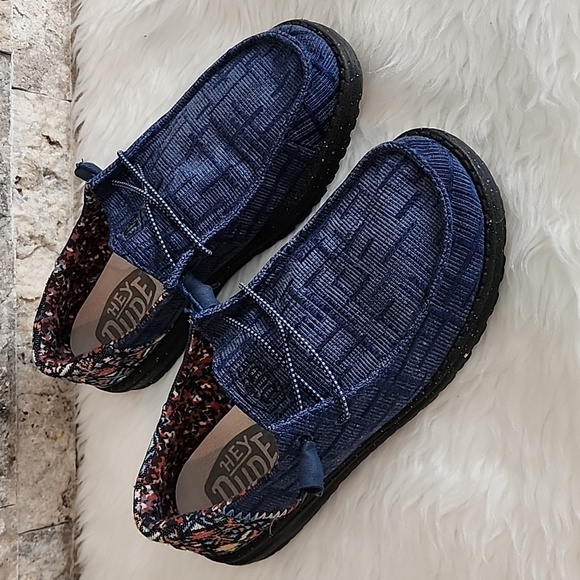 Hey Dude Shoes - Hey Dude Wendy Funk  Blue Shoes